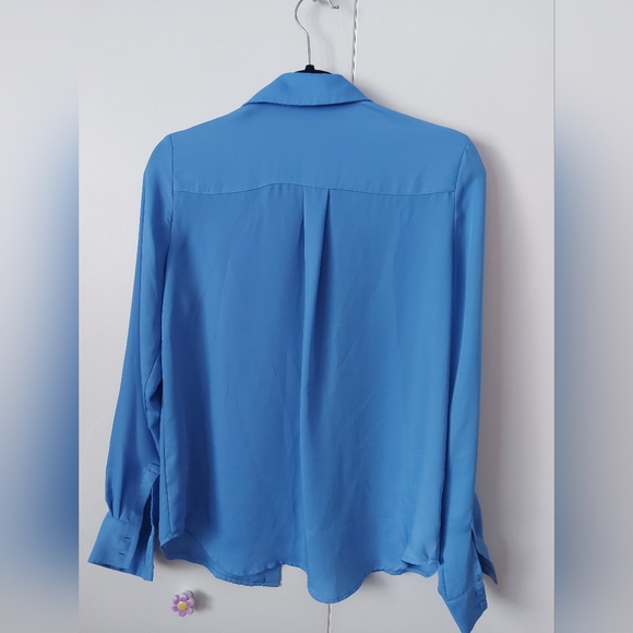 Blue button up shirt - Picture 2 of 2